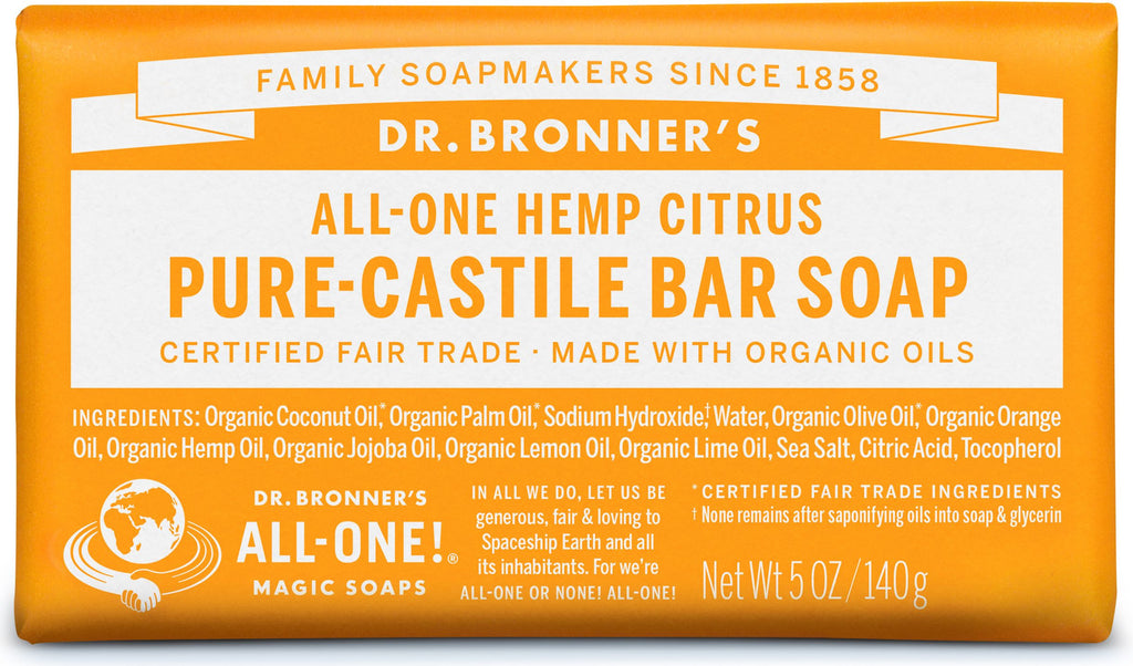 Dr. Bronner's Pure-Castile Bar Soap